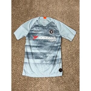 Nike Chelsea FC Drinkwater 6 Away Jersey 2018-2019 Blue Grey Mens Small